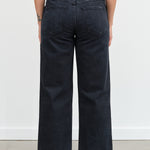 High Waisted Wide Leg Billie Jean So Good Dark Wash Blue Amo Denim Designer Brand