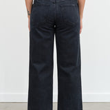 High Waisted Wide Leg Billie Jean So Good Dark Wash Blue Amo Denim Designer Brand