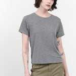 Styled Classic Tee in Heather Grey