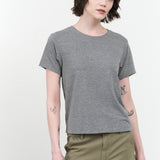 Styled Classic Tee in Heather Grey