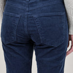 Back pockets on Corduroy Chloe Crop Pant