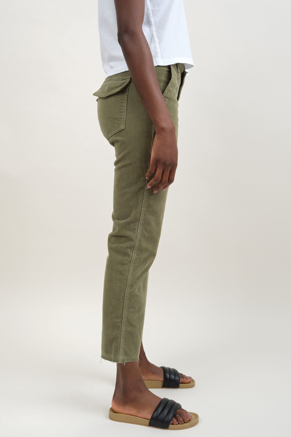 Side of Corduroy Easy Army Trouser
