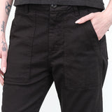 Black Easy Army Trouser by Amo Denim