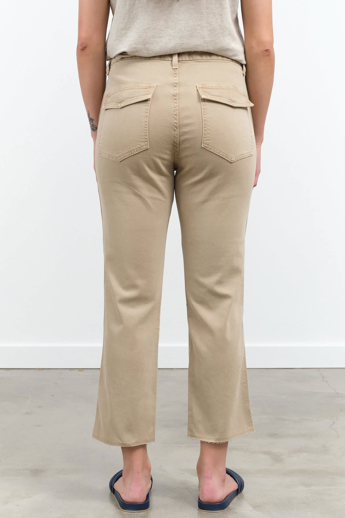 Back view of Easy Army Trouser in Khaki
