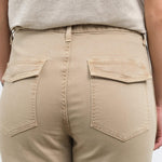 Rear pocket view of Easy Army Trouser in Khaki