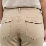 Rear pocket view of Easy Army Trouser in Khaki