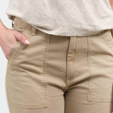 Pocket view of Easy Army Trouser in Khaki