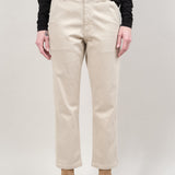 Front of Easy Trouser in Pumice by Amo Denim