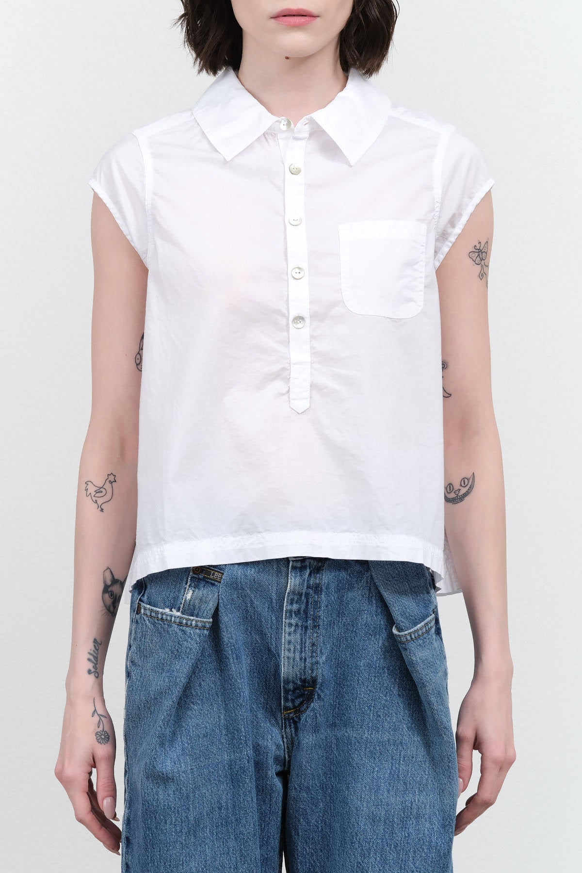Jacquiline Shirt by Amo Denim in White