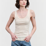 Amo Denim Layering Tank in Bone