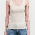 Layering Tank by Amo Denim in Bone