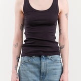 Amo Denim Apparel Womens Tees Layering Tank in Vintage Black