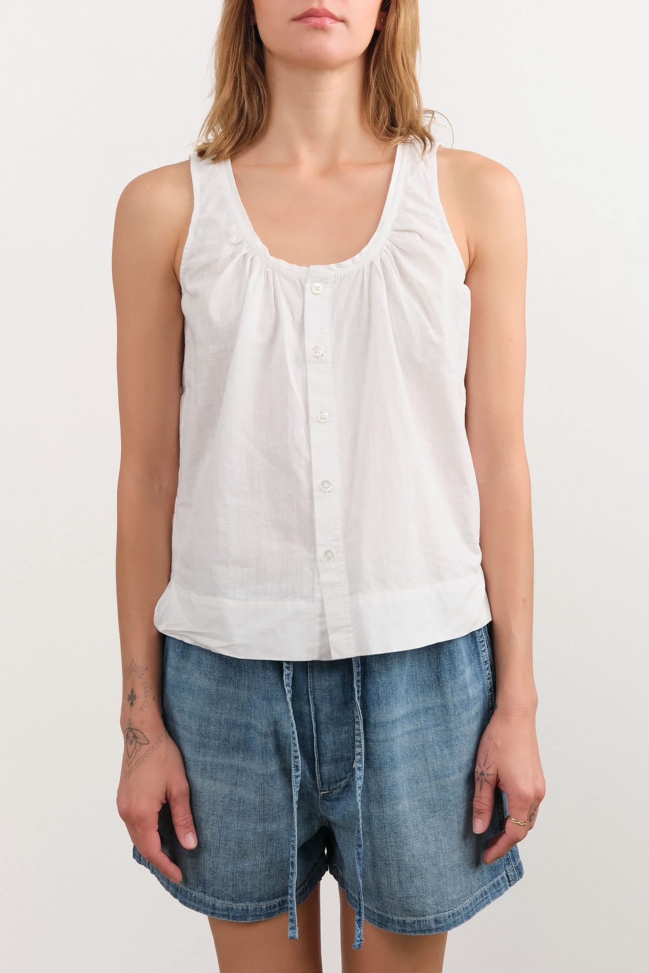Amo Denim Apparel Womens Blouses Leni Top