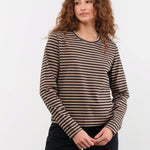 Amo Denim Apparel Womens Blouses Love Long Sleeve