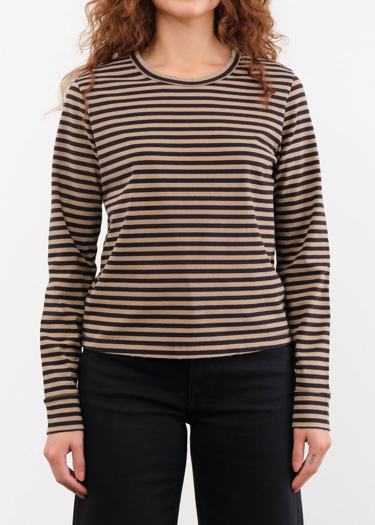 Amo Denim Apparel Womens Blouses Love Long Sleeve