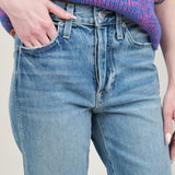 Front detailing on Loverboy Jean in Loved