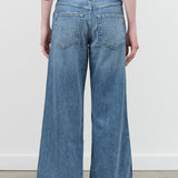 Flare Wide Leg in Blue Love It by Amo Denim Regina Jean