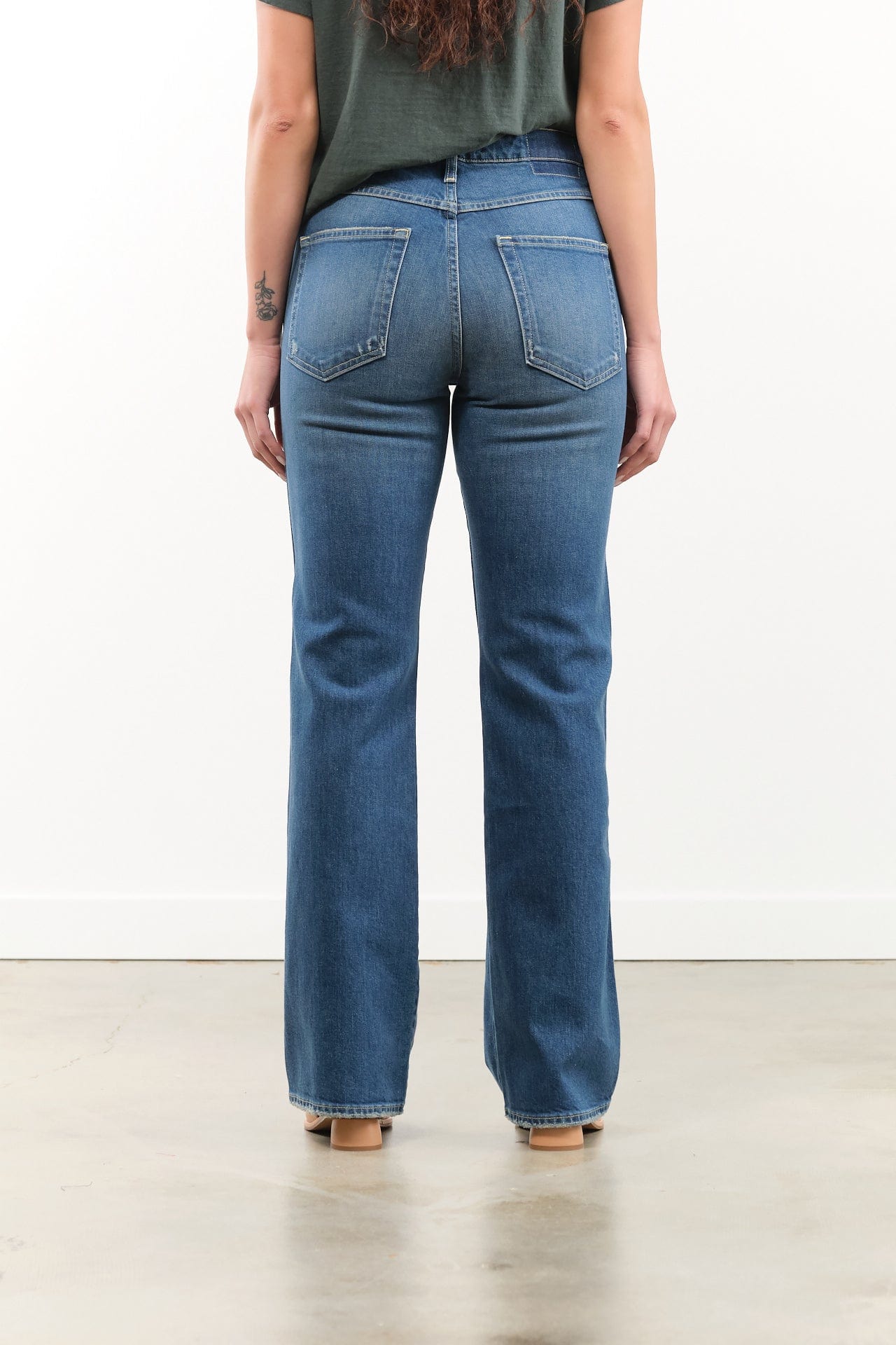 Amo Denim Apparel Womens Denim Rosa Flare Jean