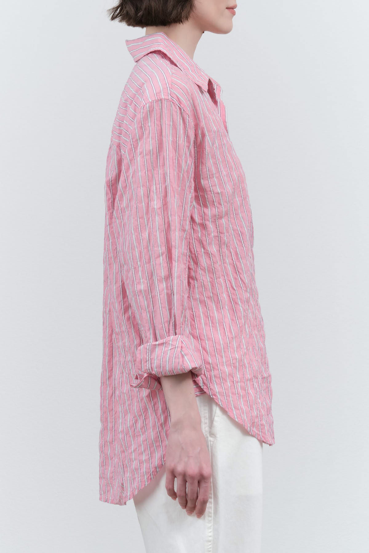 Side view of Ruth Oversized Shirt