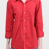 Ruth Oversized Shirt by Amo Denim in Cherry