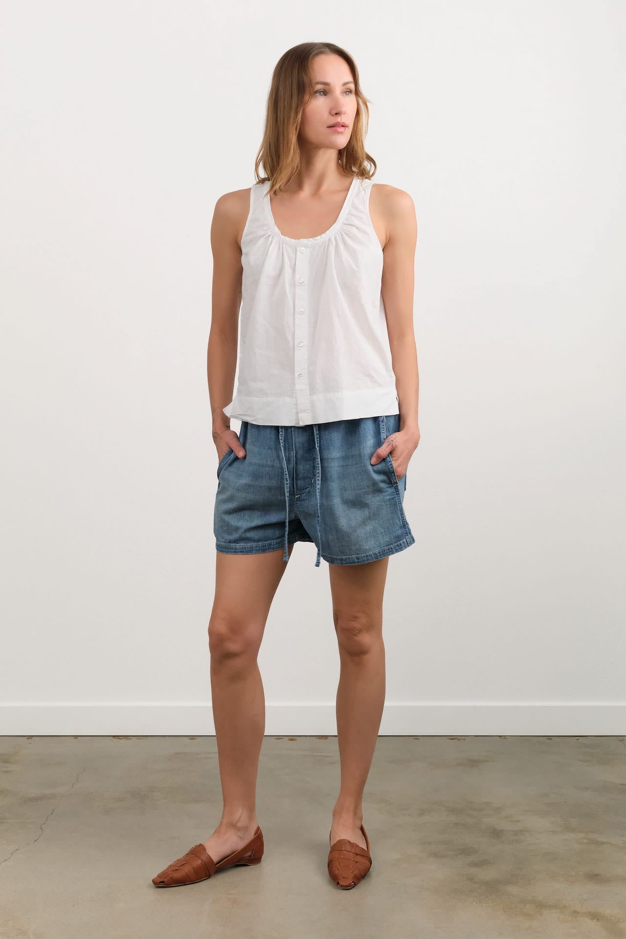 Amo Denim Apparel Womens Shorts Simone Short