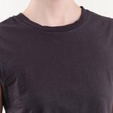 Amo Denim Apparel Womens Tees Sleeveless Babe Tee in Vintage Black