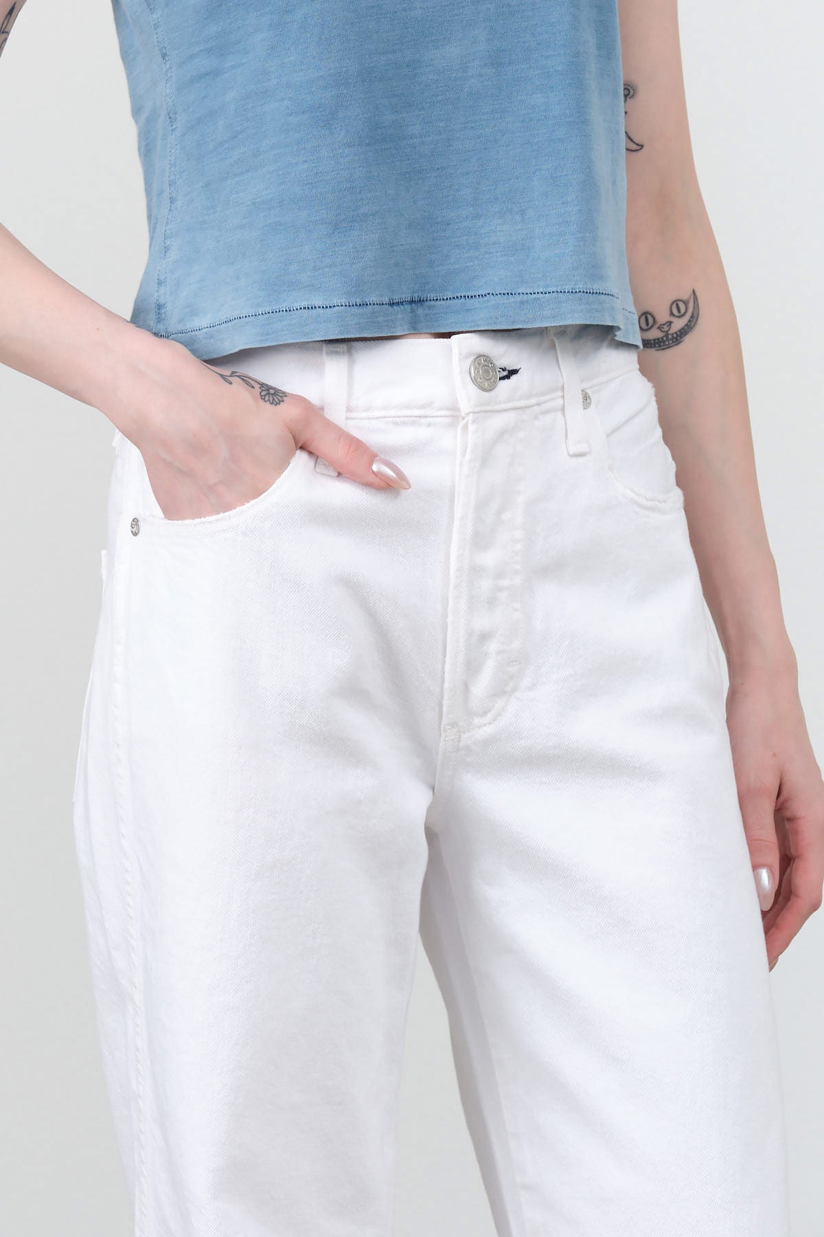 Alabaster Sonia Cuffed Jean by Amo Denim 