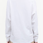 Long Sleeve Soulmate Classic Tee in White with Distressing by Amo Denim Brand 