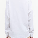 Long Sleeve Soulmate Classic Tee in White with Distressing by Amo Denim Brand 