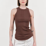 Amo Denim Apparel Womens Tees Vera Tank in Bittersweet