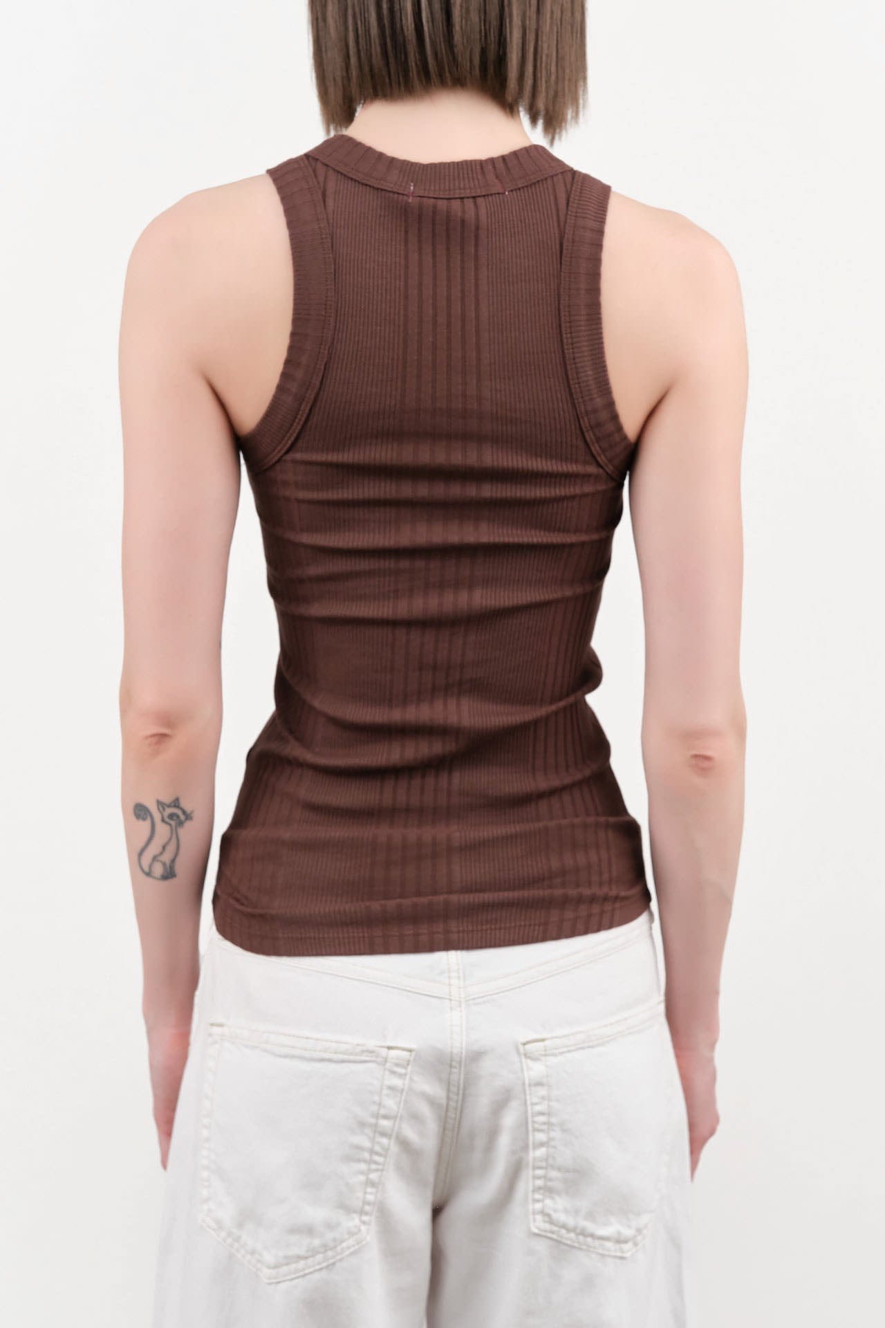 Amo Denim Apparel Womens Tees Vera Tank in Bittersweet