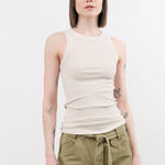 Amo Denim Apparel Womens Tees Vera Tank in Bone