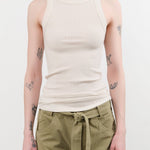 Amo Denim Apparel Womens Tees Vera Tank in Bone