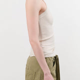 Amo Denim Apparel Womens Tees Vera Tank in Bone