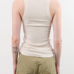 Amo Denim Apparel Womens Tees Vera Tank in Bone