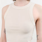 Amo Denim Apparel Womens Tees Vera Tank in Bone