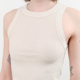 Amo Denim Apparel Womens Tees Vera Tank in Bone