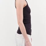 Amo Denim Apparel Womens Tees Vera Tank in Vintage Black