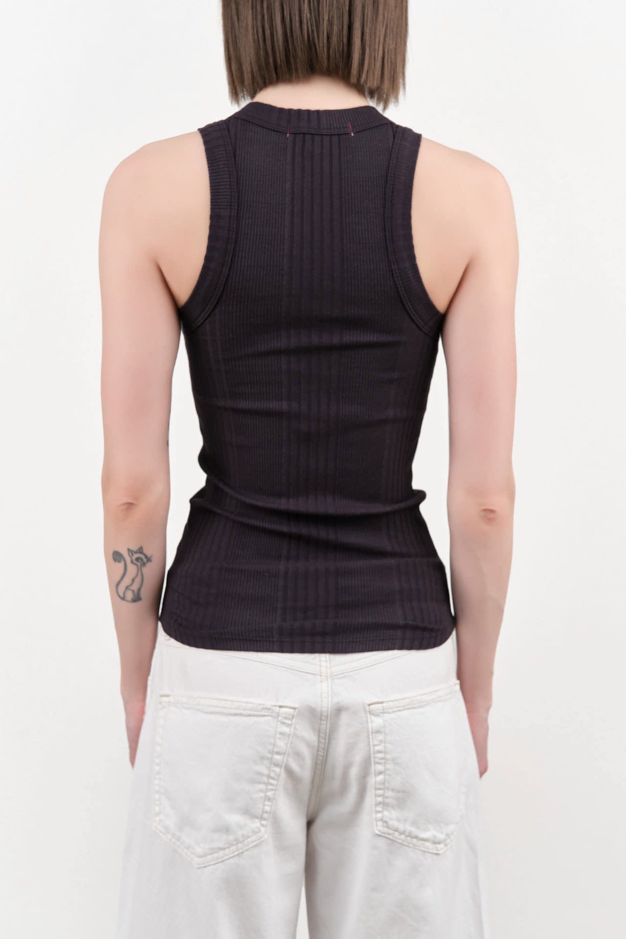 Amo Denim Apparel Womens Tees Vera Tank in Vintage Black