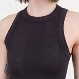 Amo Denim Apparel Womens Tees Vera Tank in Vintage Black