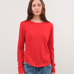 Amo Denim Apparel Womens Tees Quinn Long Sleeve Tee
