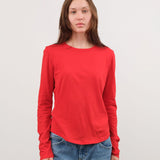 Amo Denim Apparel Womens Tees Quinn Long Sleeve Tee