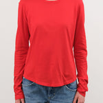 Amo Denim Apparel Womens Tees Quinn Long Sleeve Tee