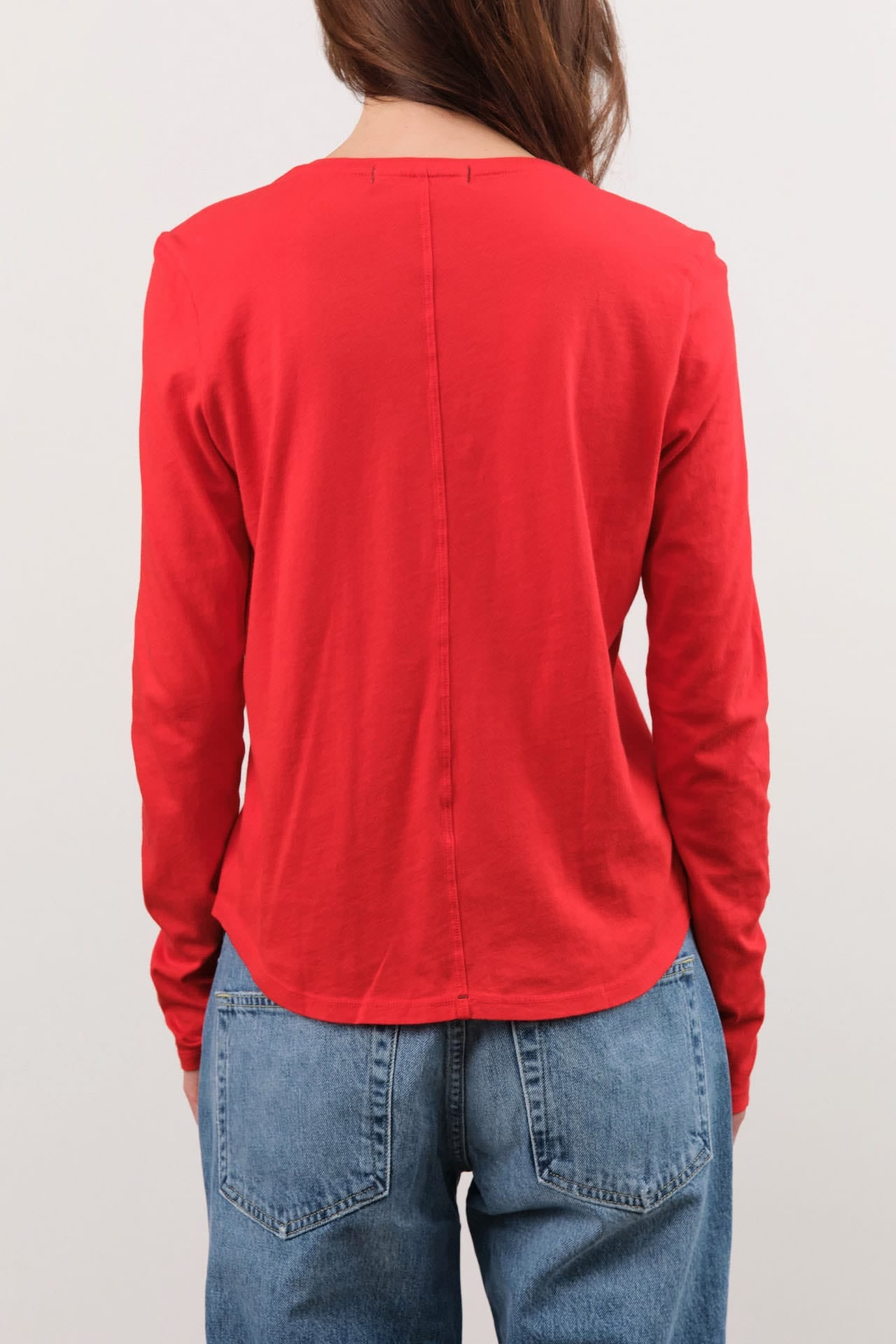 Amo Denim Apparel Womens Tees Quinn Long Sleeve Tee