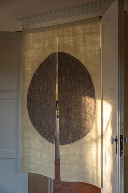 Muskhane Home Objects Anda Noren Panels Stone-Natural / 69" L X 39" W