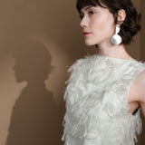 Annie Costello Brown Jewelry Earrings Club II Earrings in Sterling Silver Sterling Silver / 2.75"