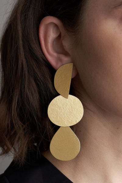 Mattea Earrings in Gold