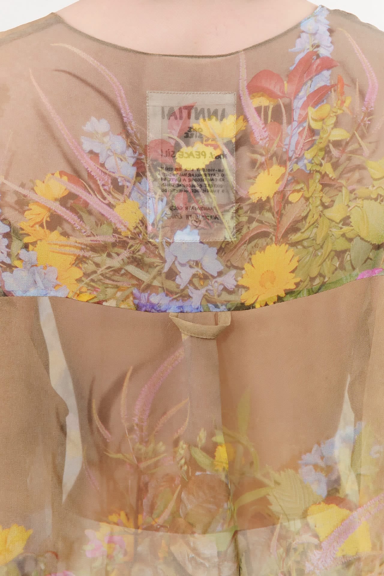 Anntian Apparel Womens Blouses Chiffon T-Shirt Print E / One Size