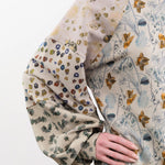 Anntian Apparel Womens Blouses Cotton Hemp Pullover Print 4B / One Size