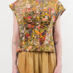 Anntian Apparel Womens Blouses Cotton Linen Top Print D / One Size